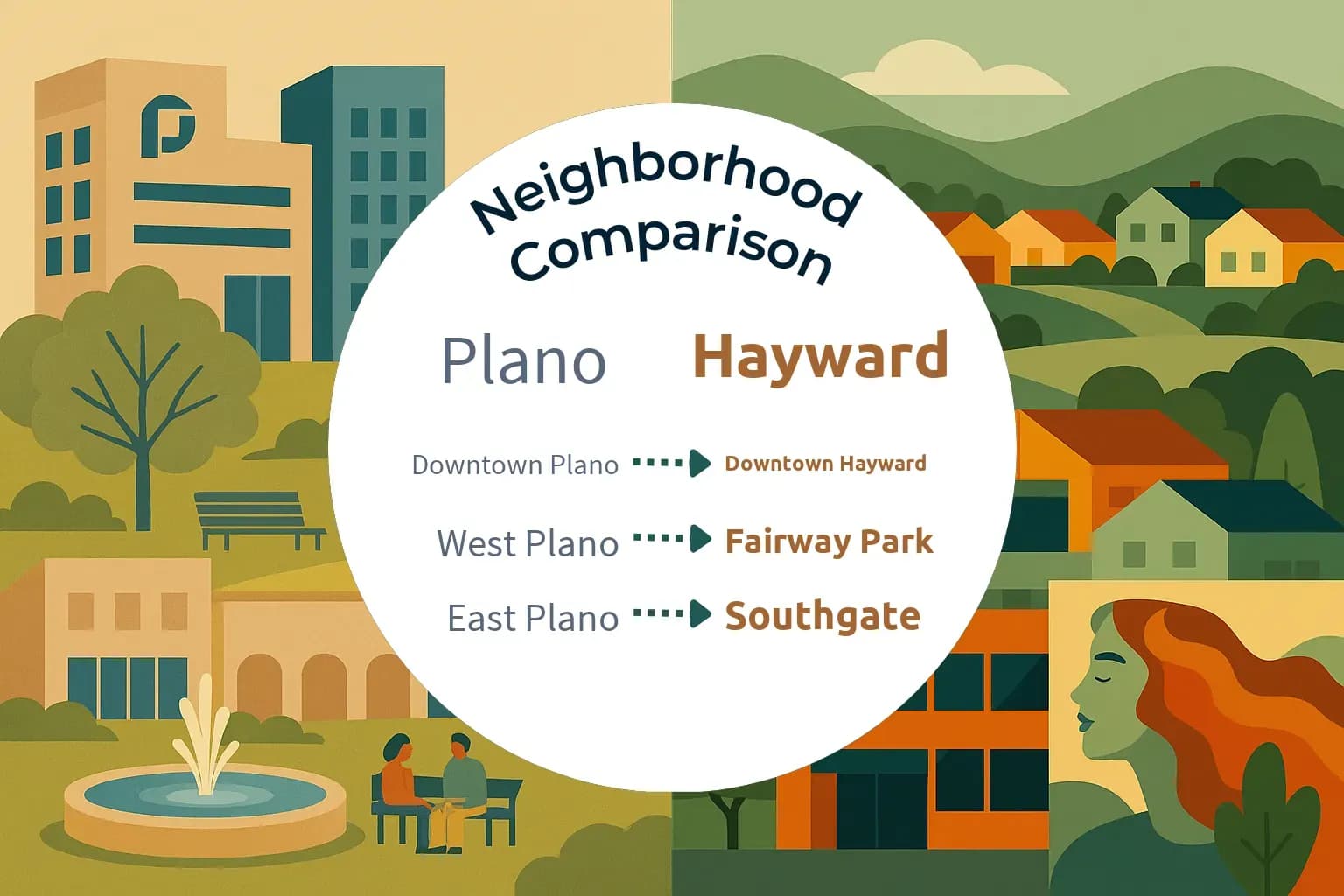 Plano vs Hayward Neighborhood Comparison