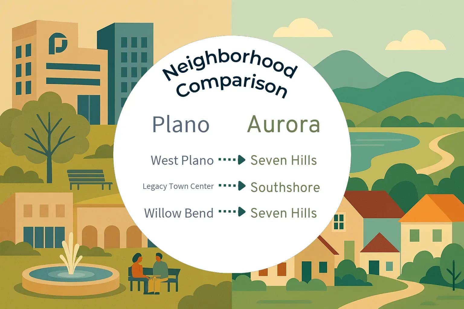 Plano vs Aurora Neighborhood Comparison