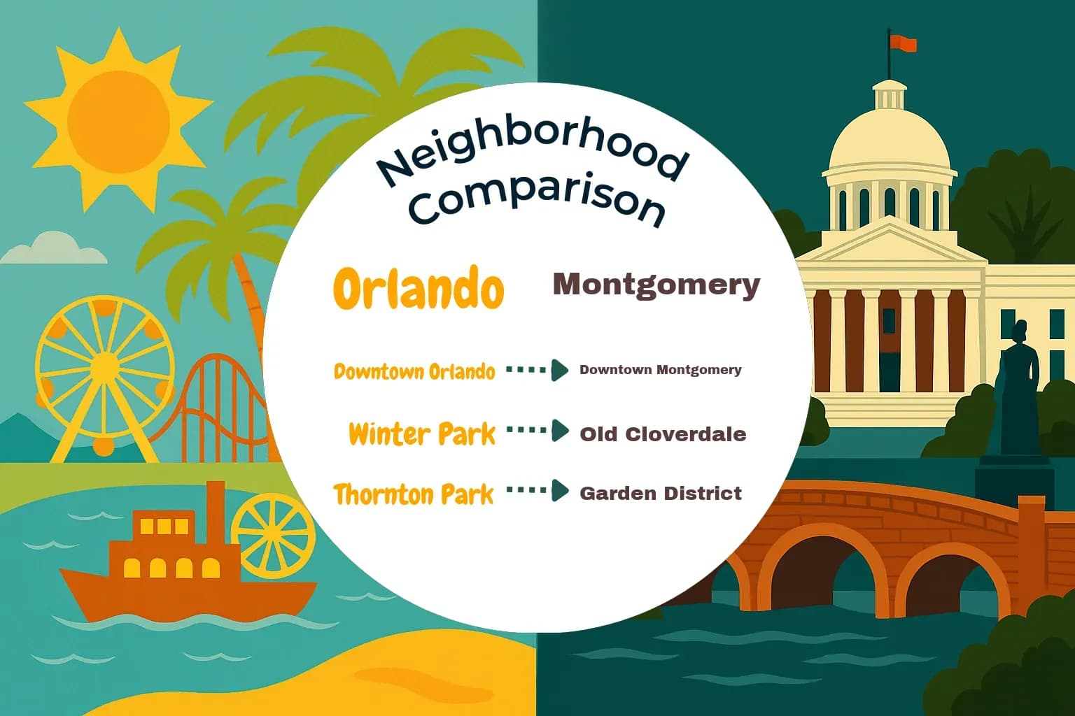 Orlando vs Montgomery Neighborhood Comparison