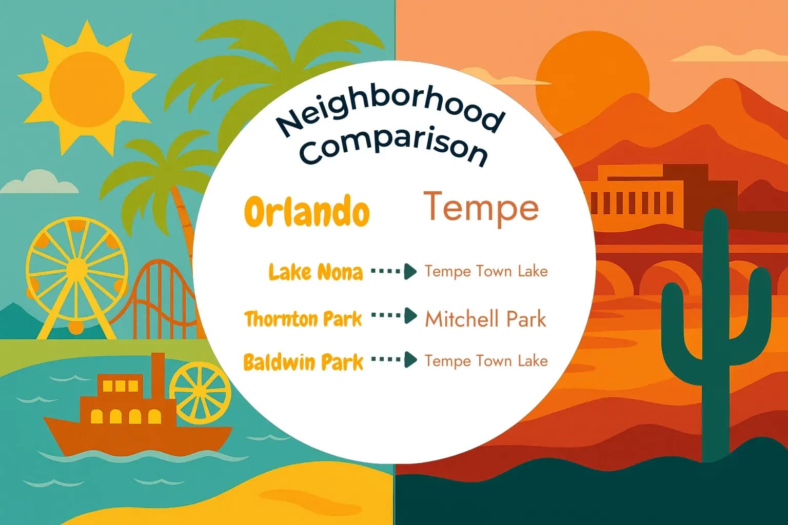Orlando vs Tempe Neighborhood Comparison