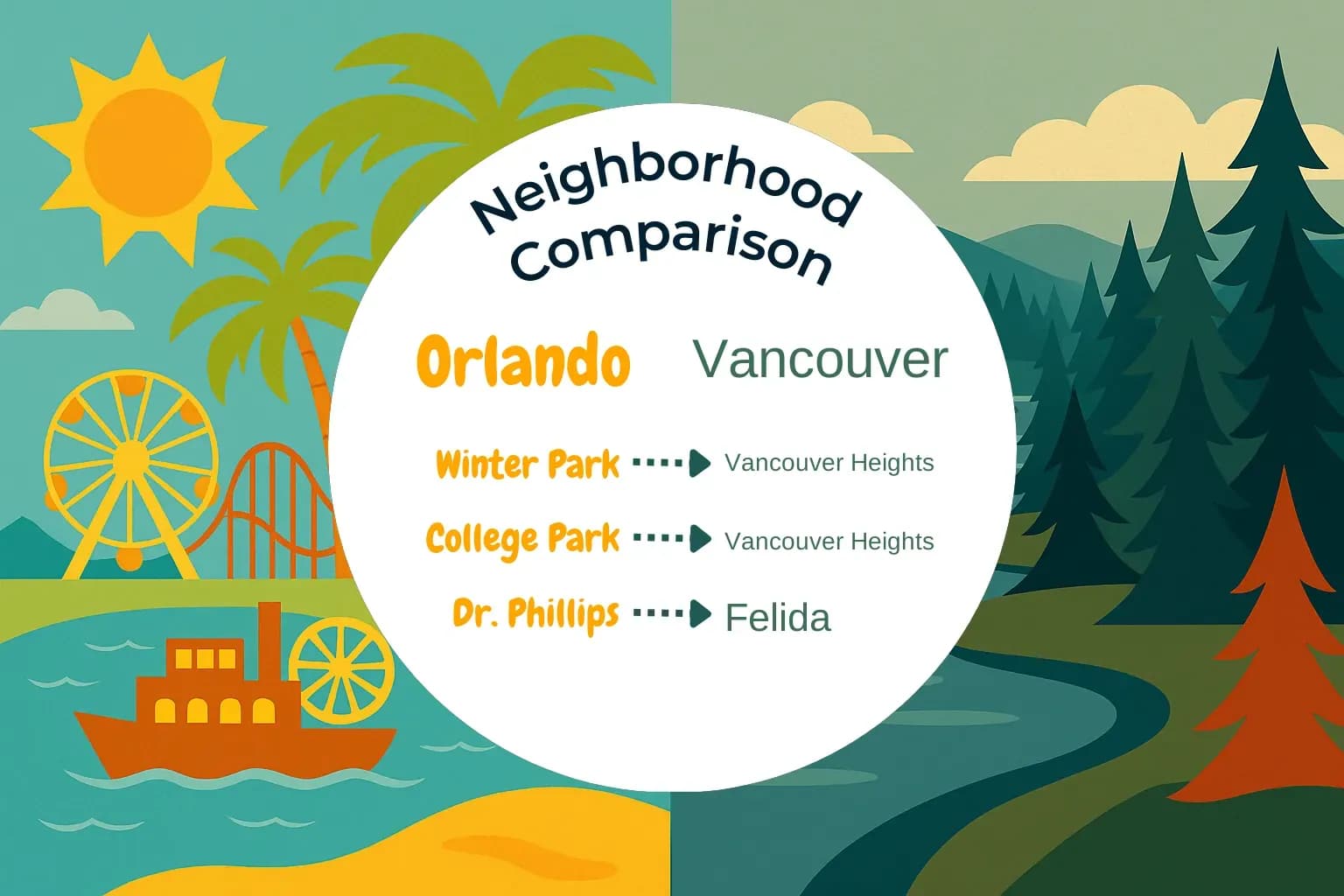 Orlando vs Vancouver Neighborhood Comparison