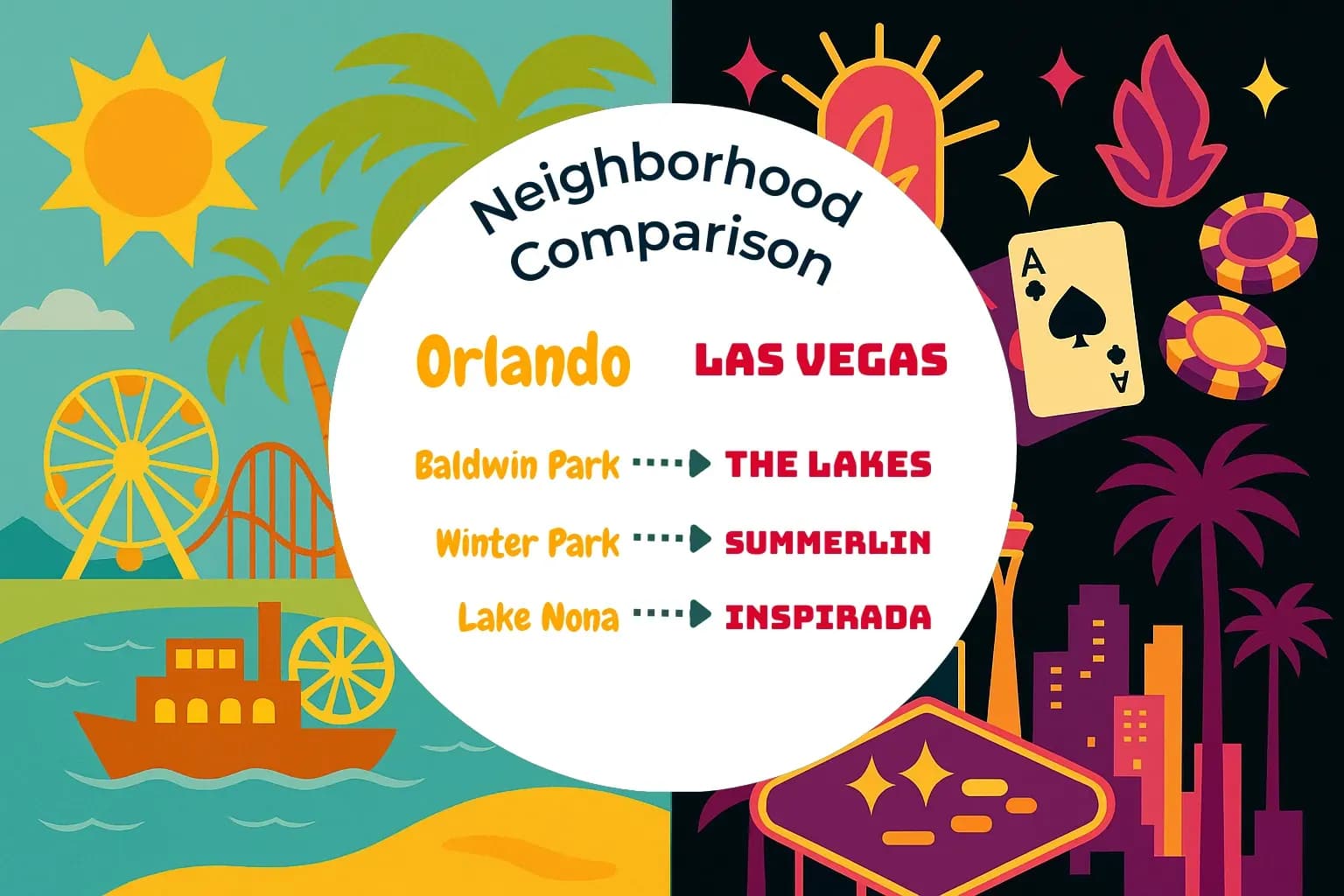 Orlando vs Las Vegas Neighborhood Comparison