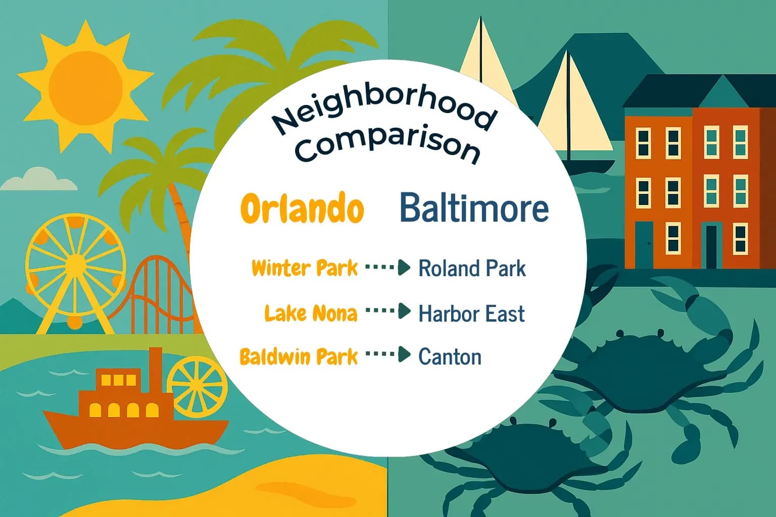 Orlando vs Baltimore Neighborhood Comparison