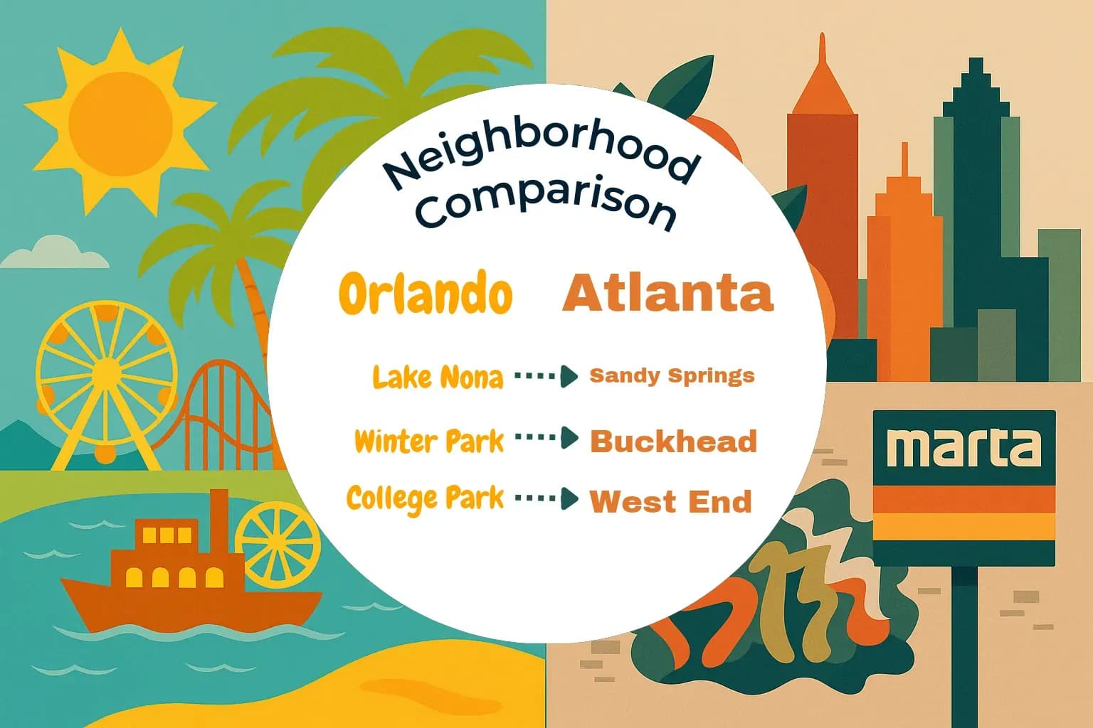 Orlando vs Atlanta Neighborhood Comparison