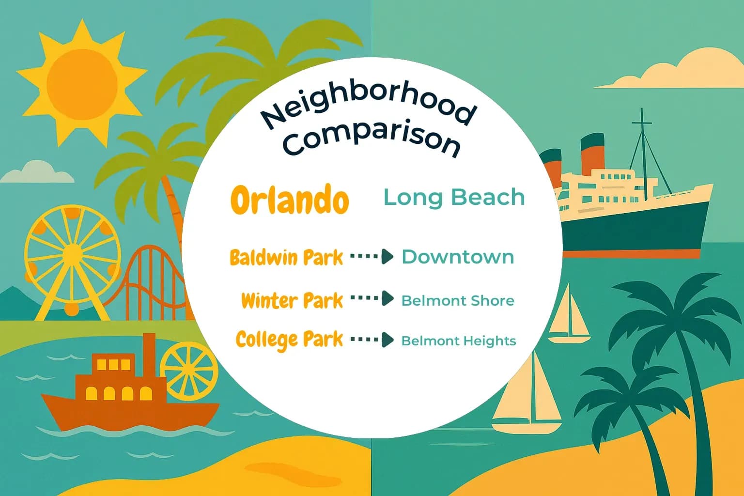 Orlando vs Long Beach Neighborhood Comparison