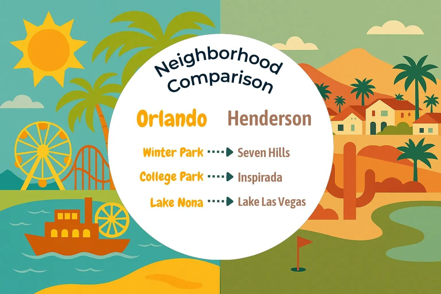 Orlando vs Henderson Neighborhood Comparison