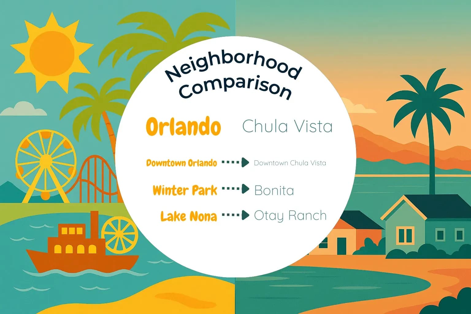 Orlando vs Chula Vista Neighborhood Comparison