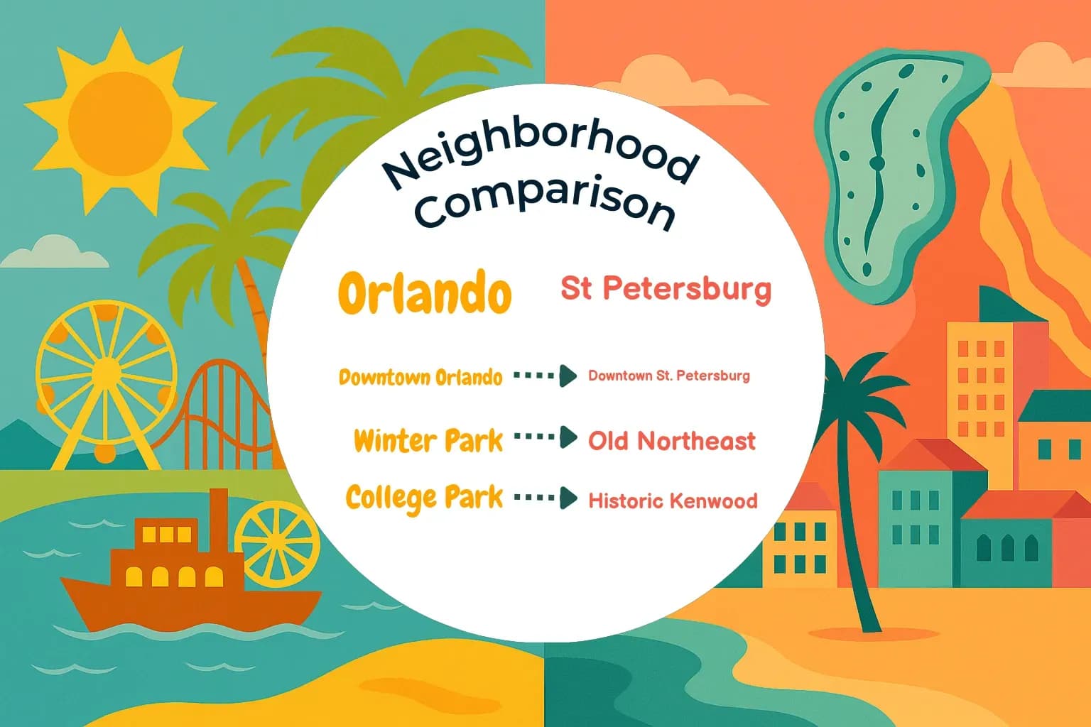 Orlando vs St. Petersburg Neighborhood Comparison