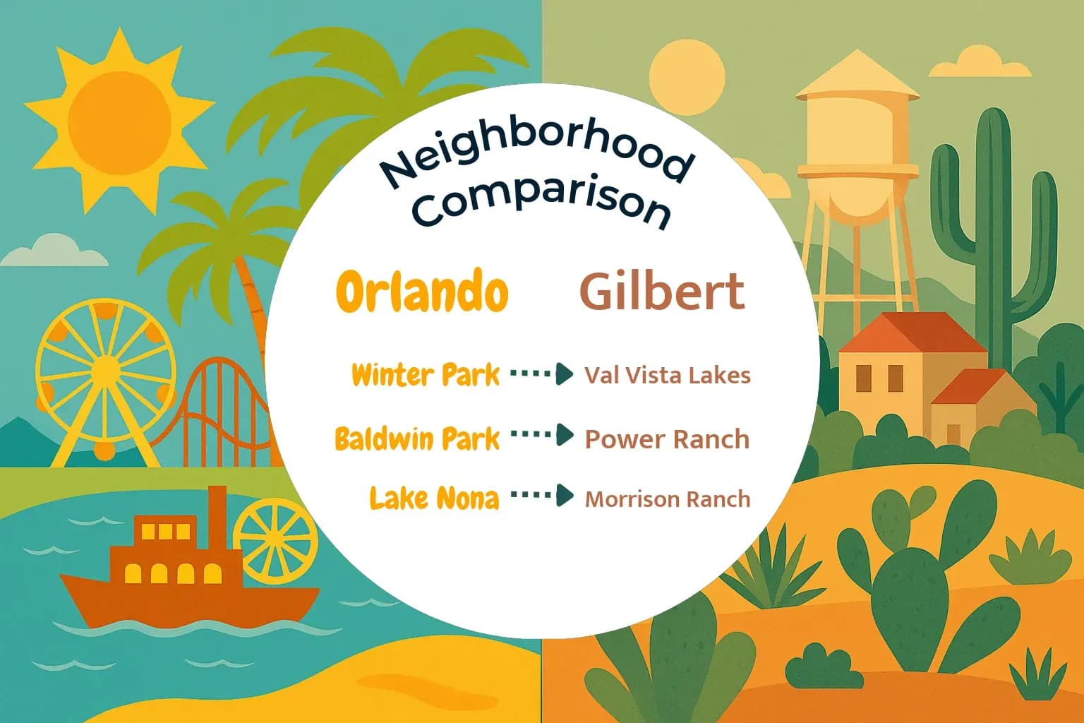 Orlando vs Gilbert Neighborhood Comparison