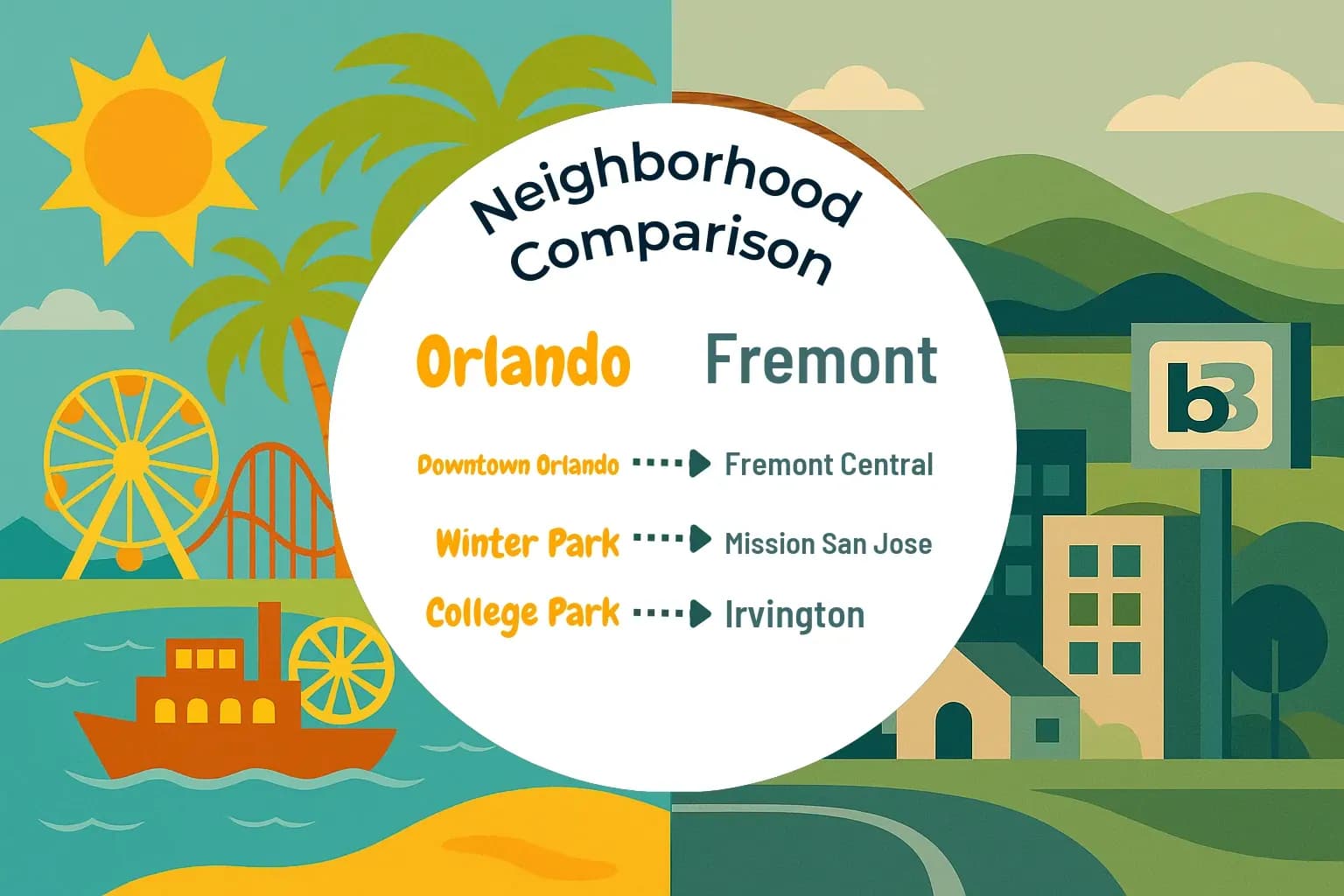 Orlando vs Fremont Neighborhood Comparison