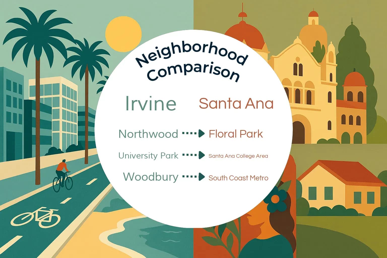 Irvine vs Santa Ana Neighborhood Comparison