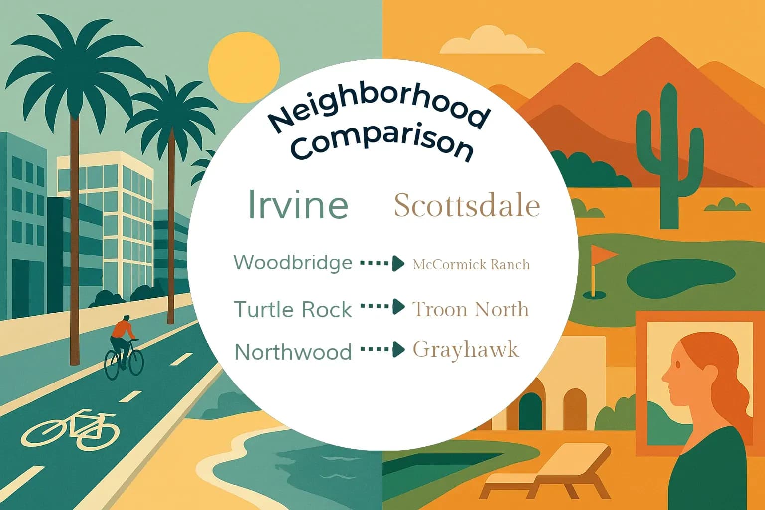 Irvine vs Scottsdale Neighborhood Comparison