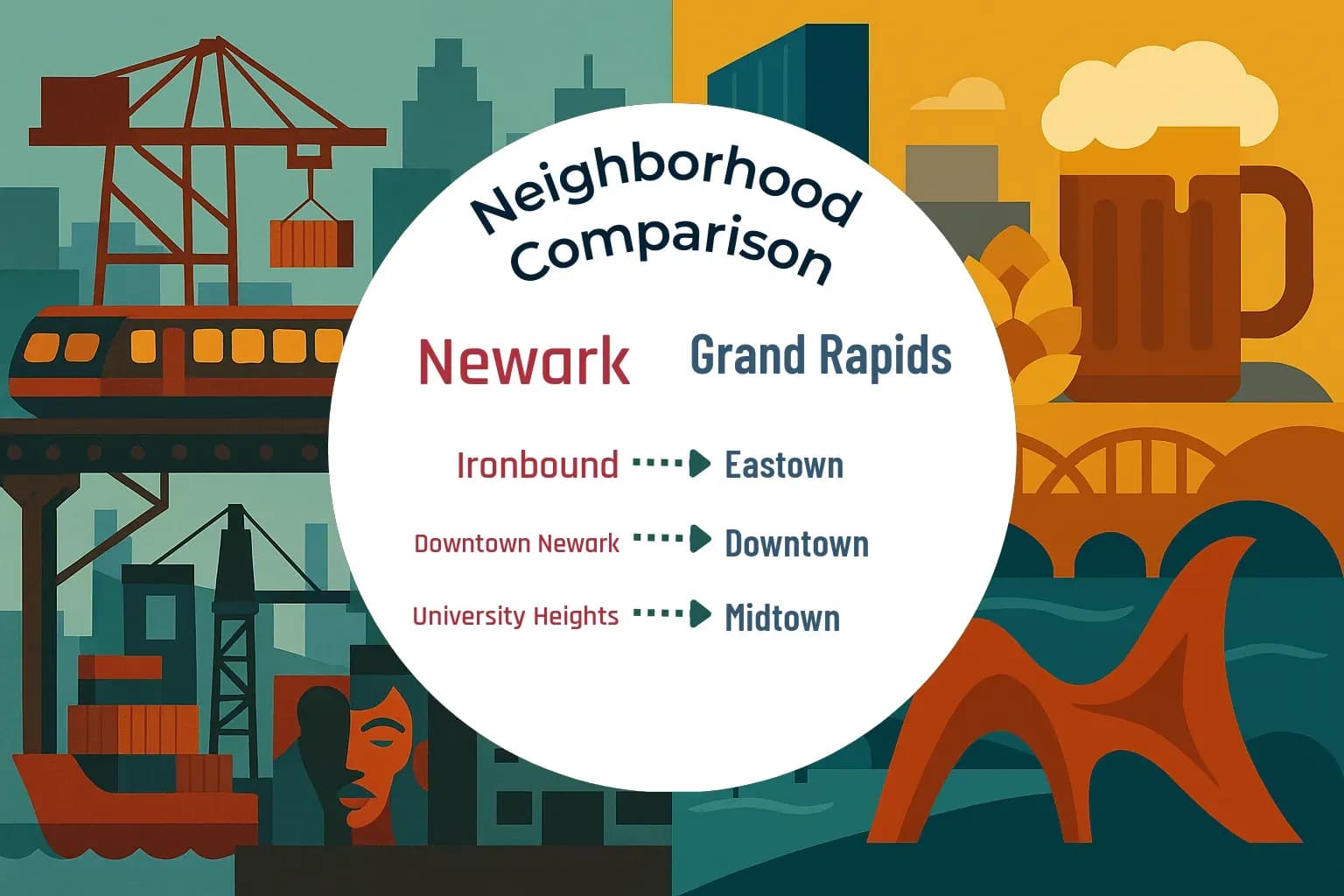 Newark vs Grand Rapids Neighborhood Comparison