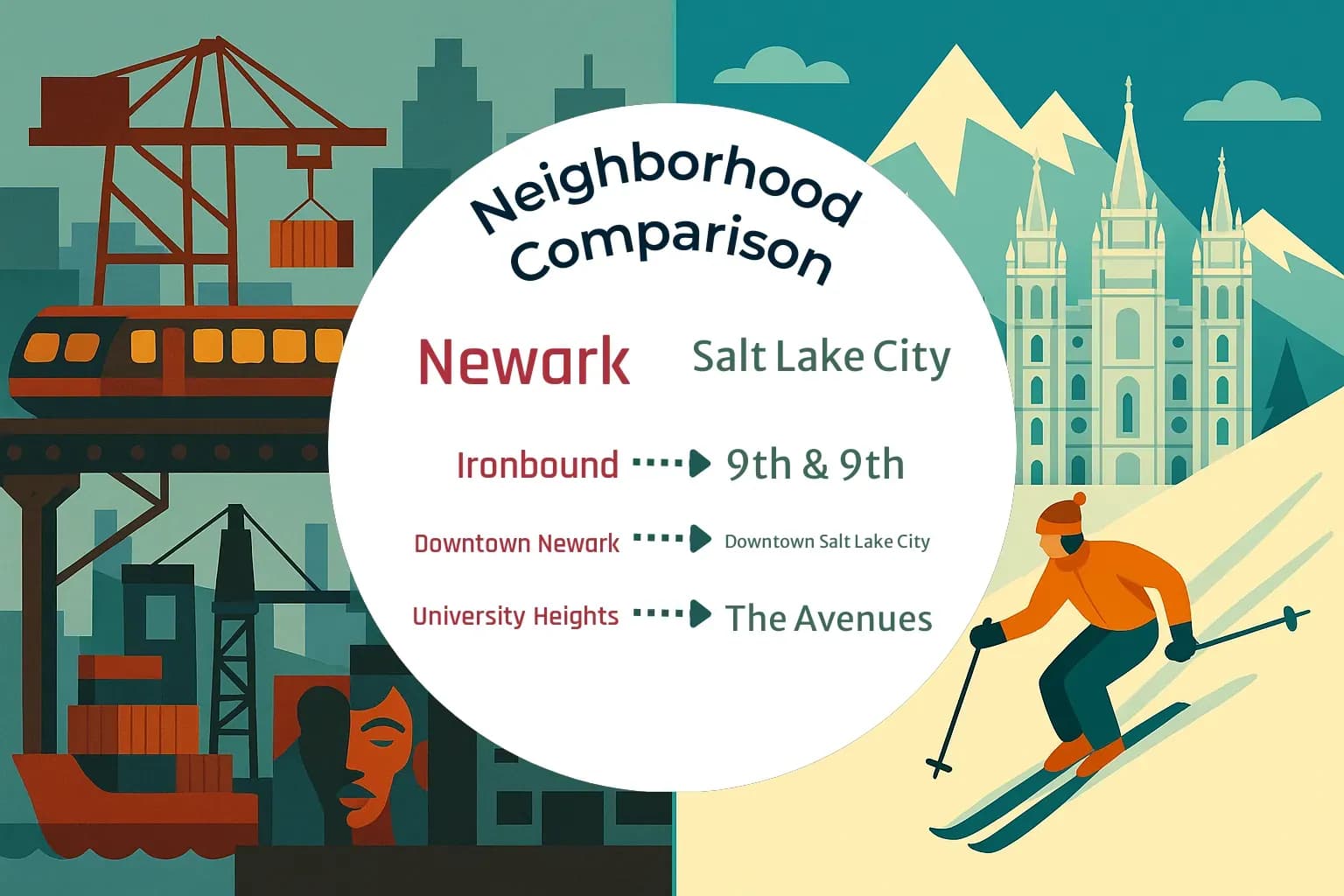 Newark vs Salt Lake City Neighborhood Comparison