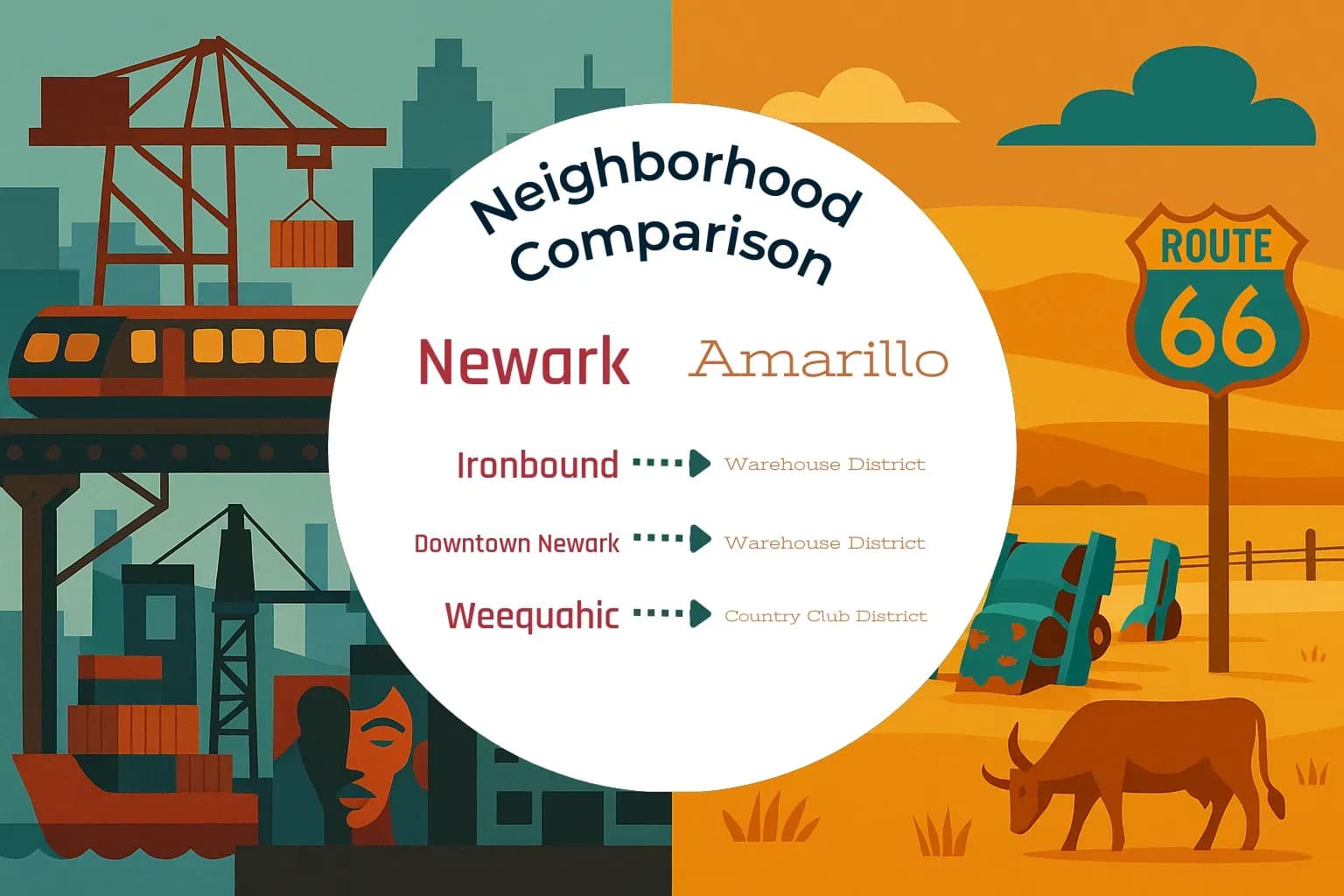 Newark vs Amarillo Neighborhood Comparison