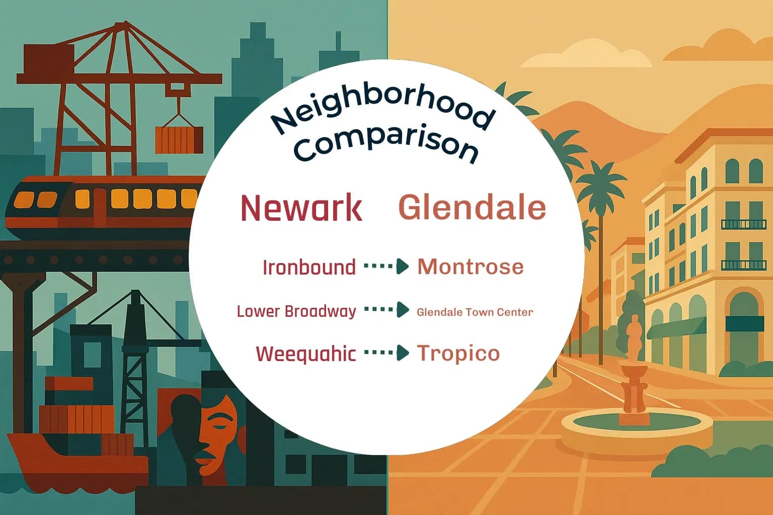 Newark vs Glendale Neighborhood Comparison