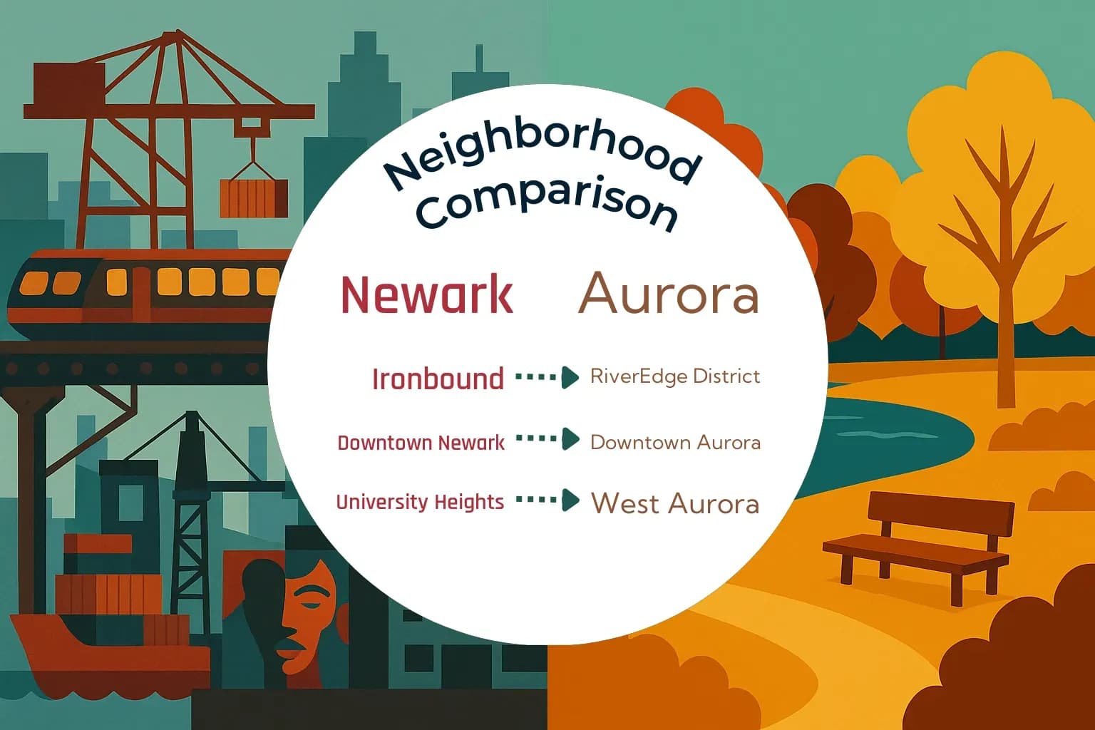 Newark vs Aurora Neighborhood Comparison