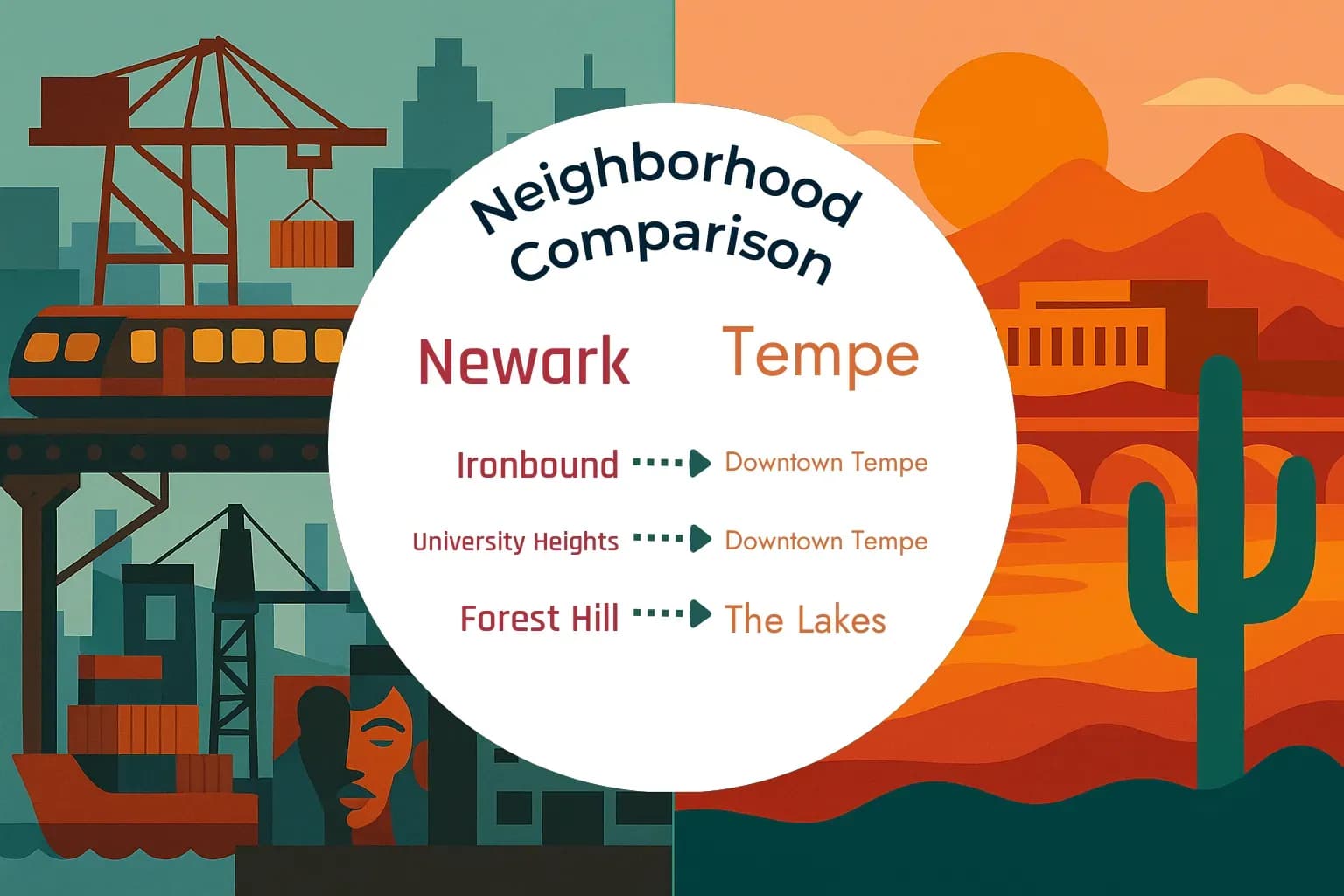 Newark vs Tempe Neighborhood Comparison