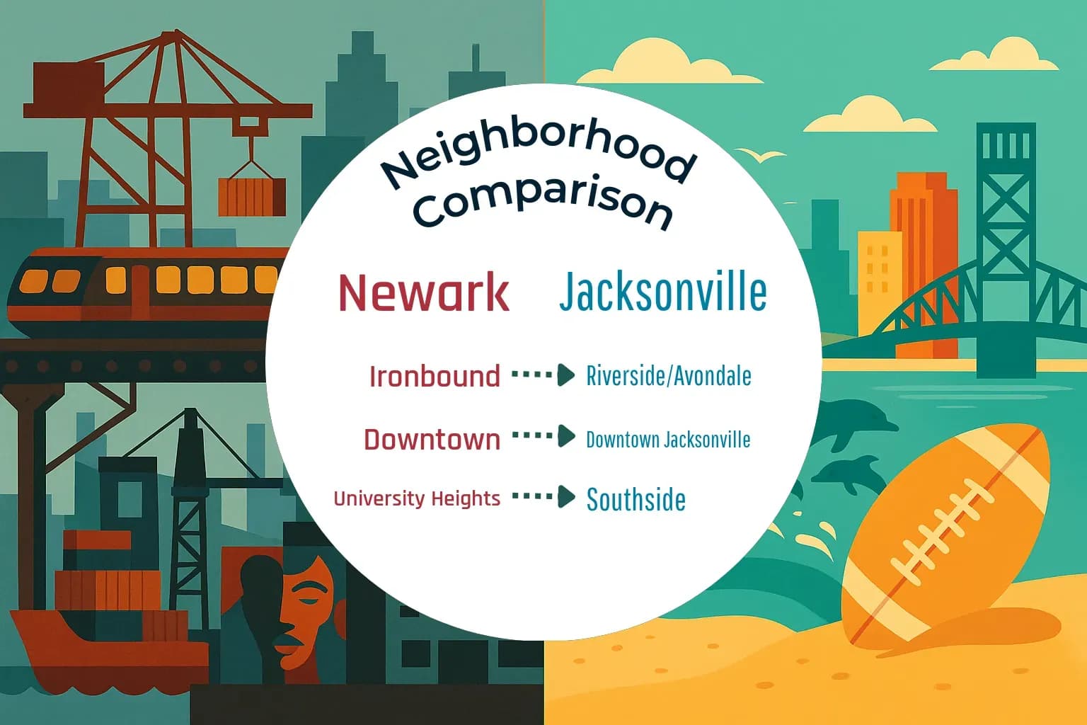 Newark vs Jacksonville Neighborhood Comparison