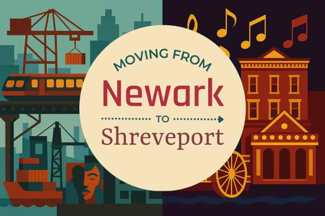 Moving from Newark to Shreveport