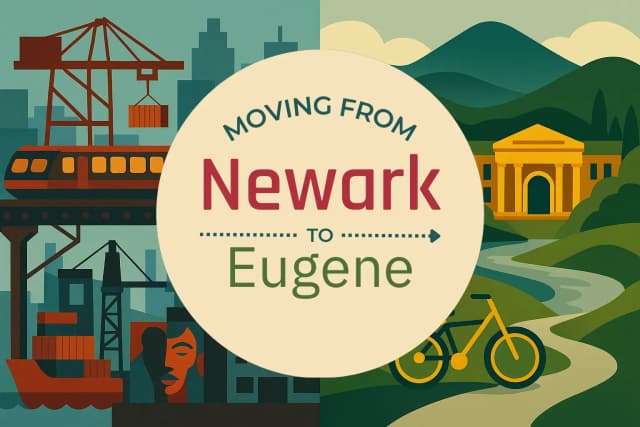 Moving from Newark to Eugene