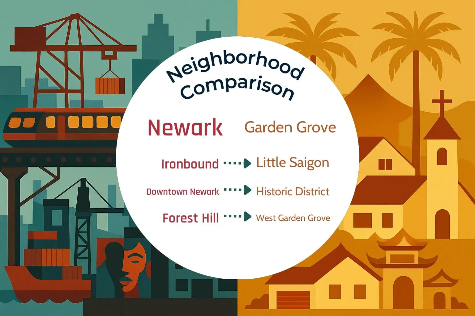 Newark vs Garden Grove Neighborhood Comparison
