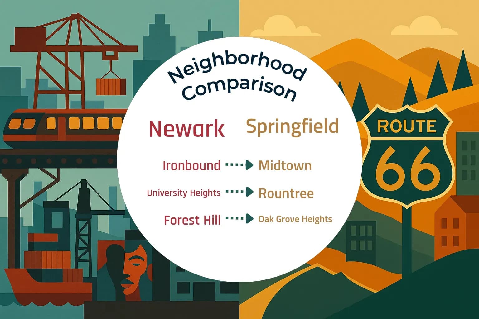 Newark vs Springfield Neighborhood Comparison