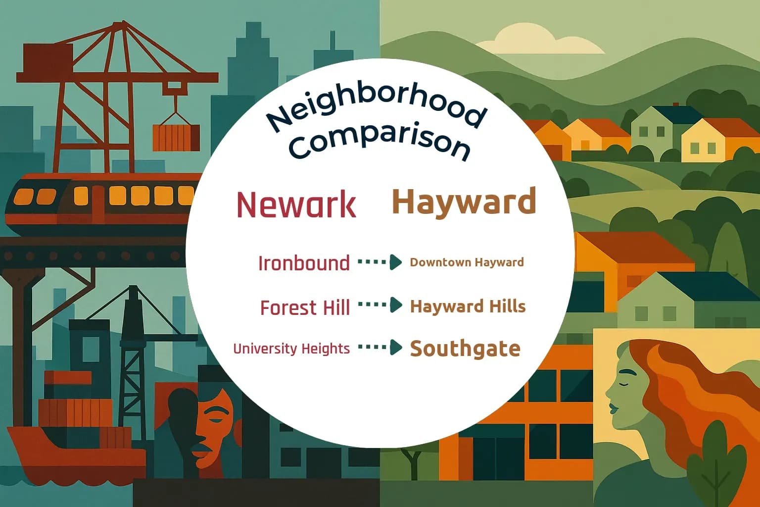 Newark vs Hayward Neighborhood Comparison