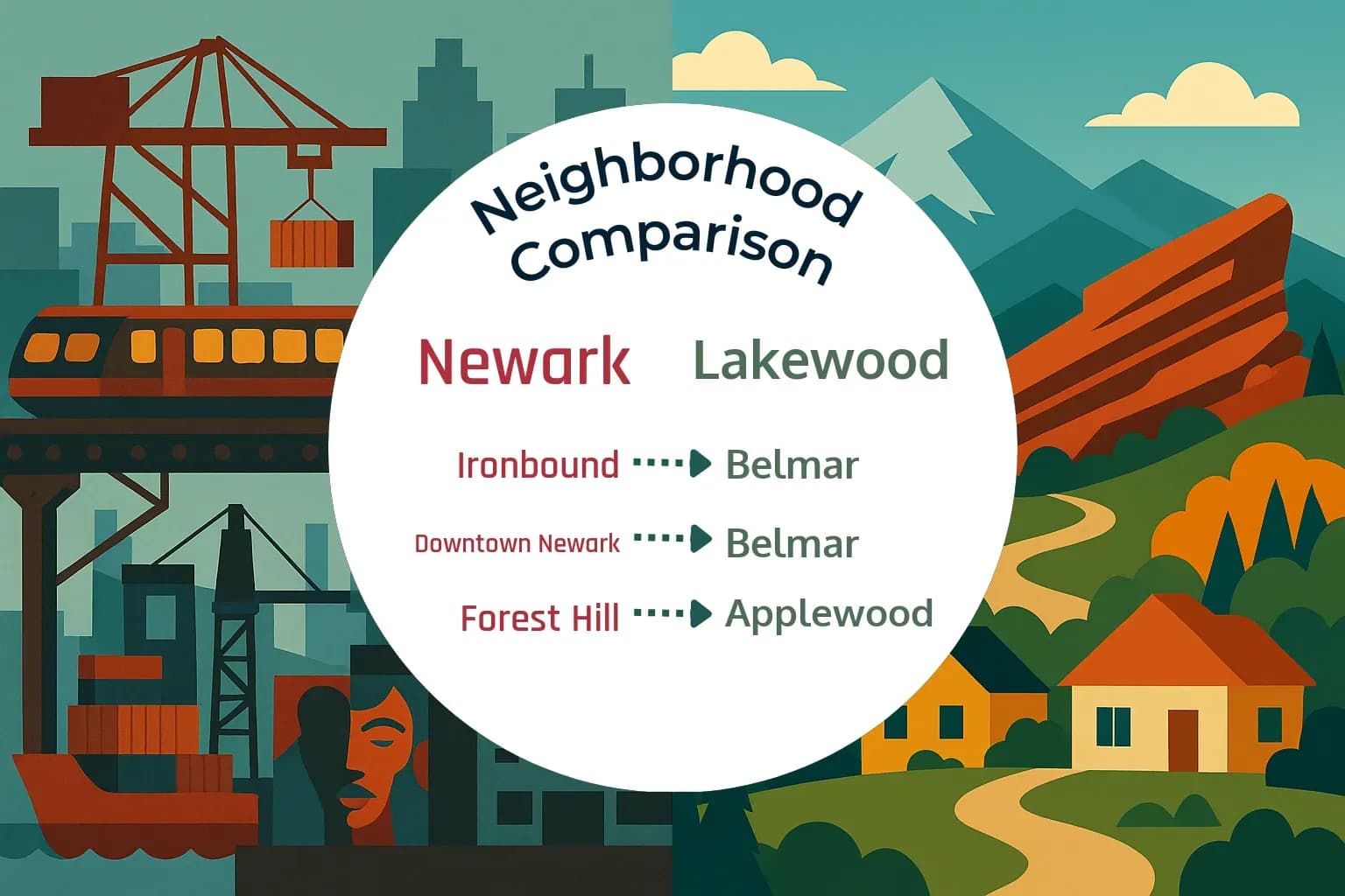 Newark vs Lakewood Neighborhood Comparison
