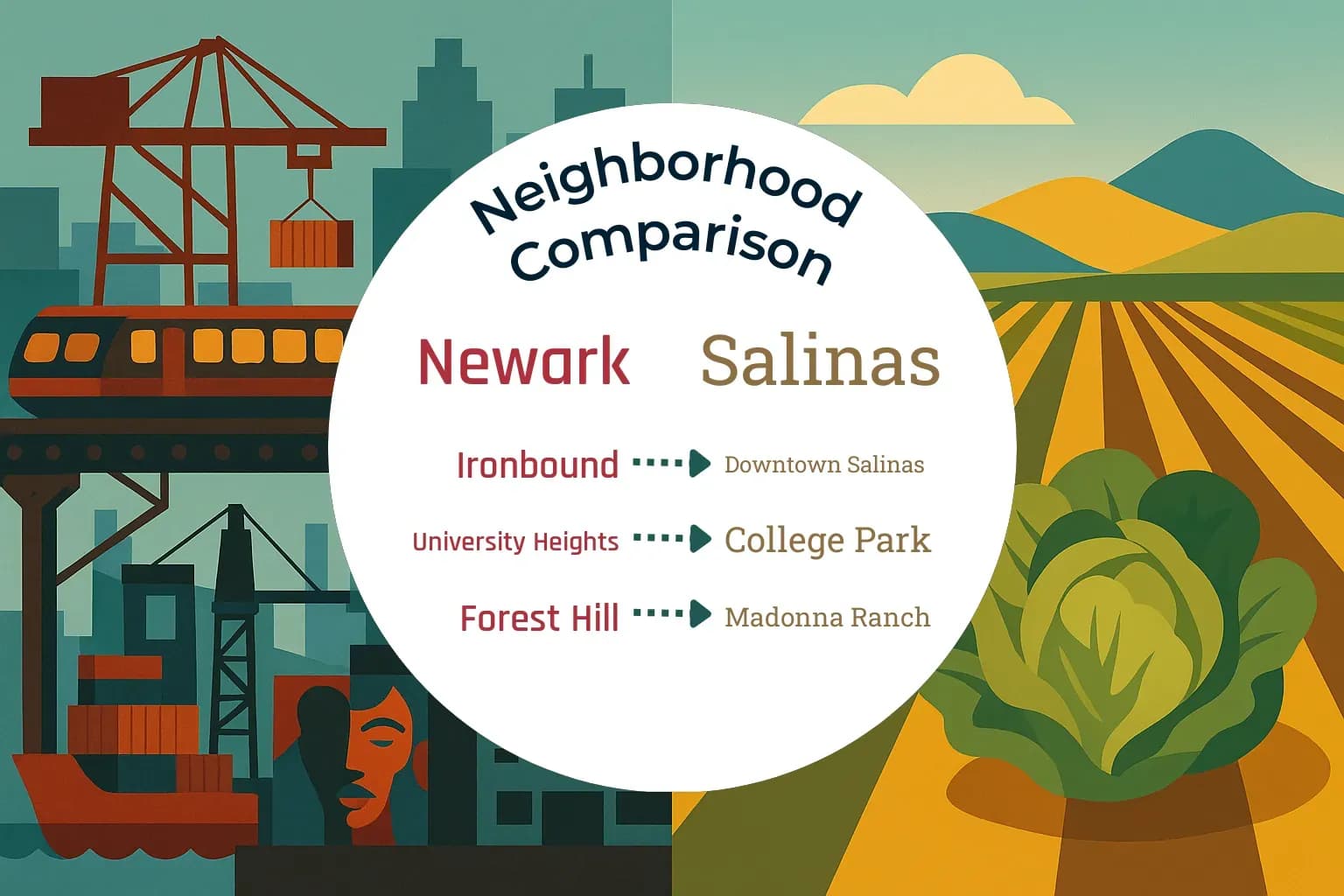 Newark vs Salinas Neighborhood Comparison