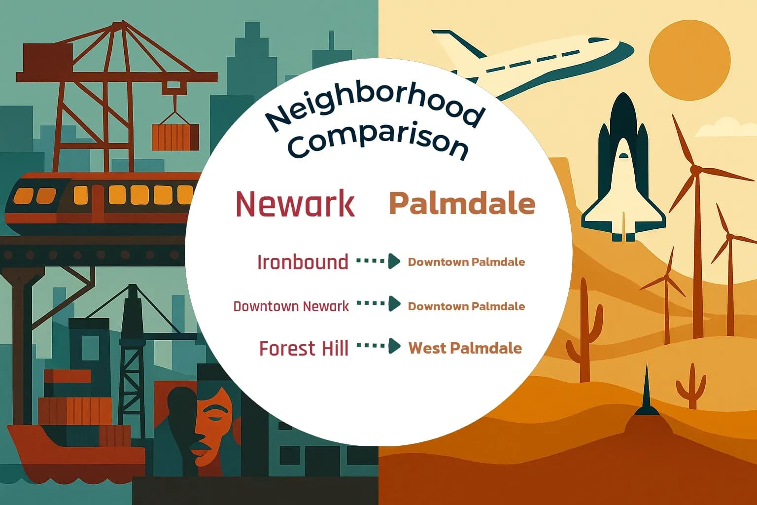 Newark vs Palmdale Neighborhood Comparison