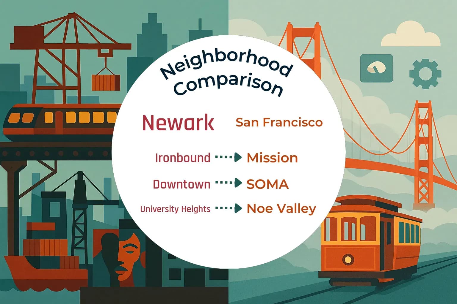 Newark vs San Francisco Neighborhood Comparison
