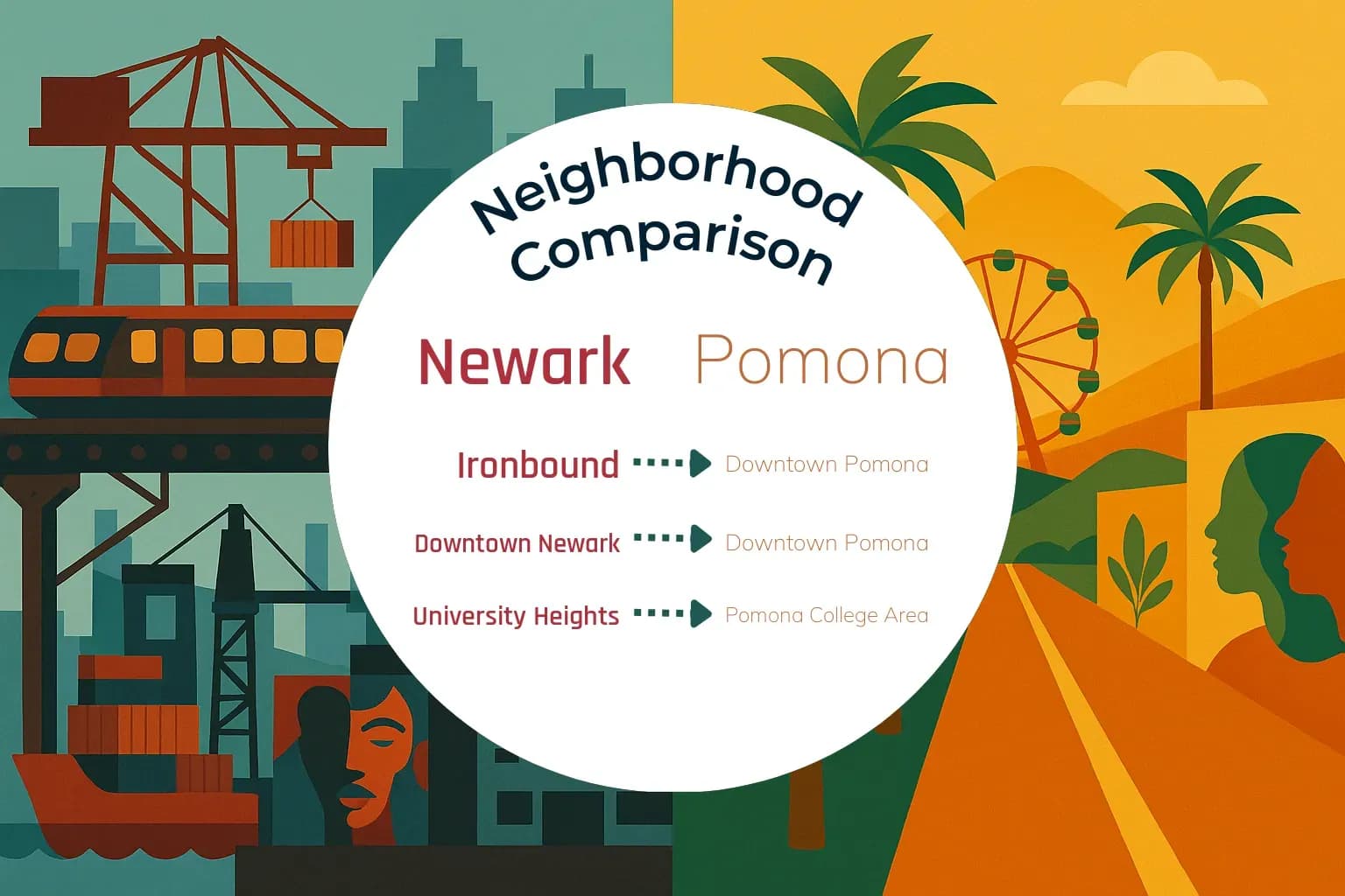 Newark vs Pomona Neighborhood Comparison