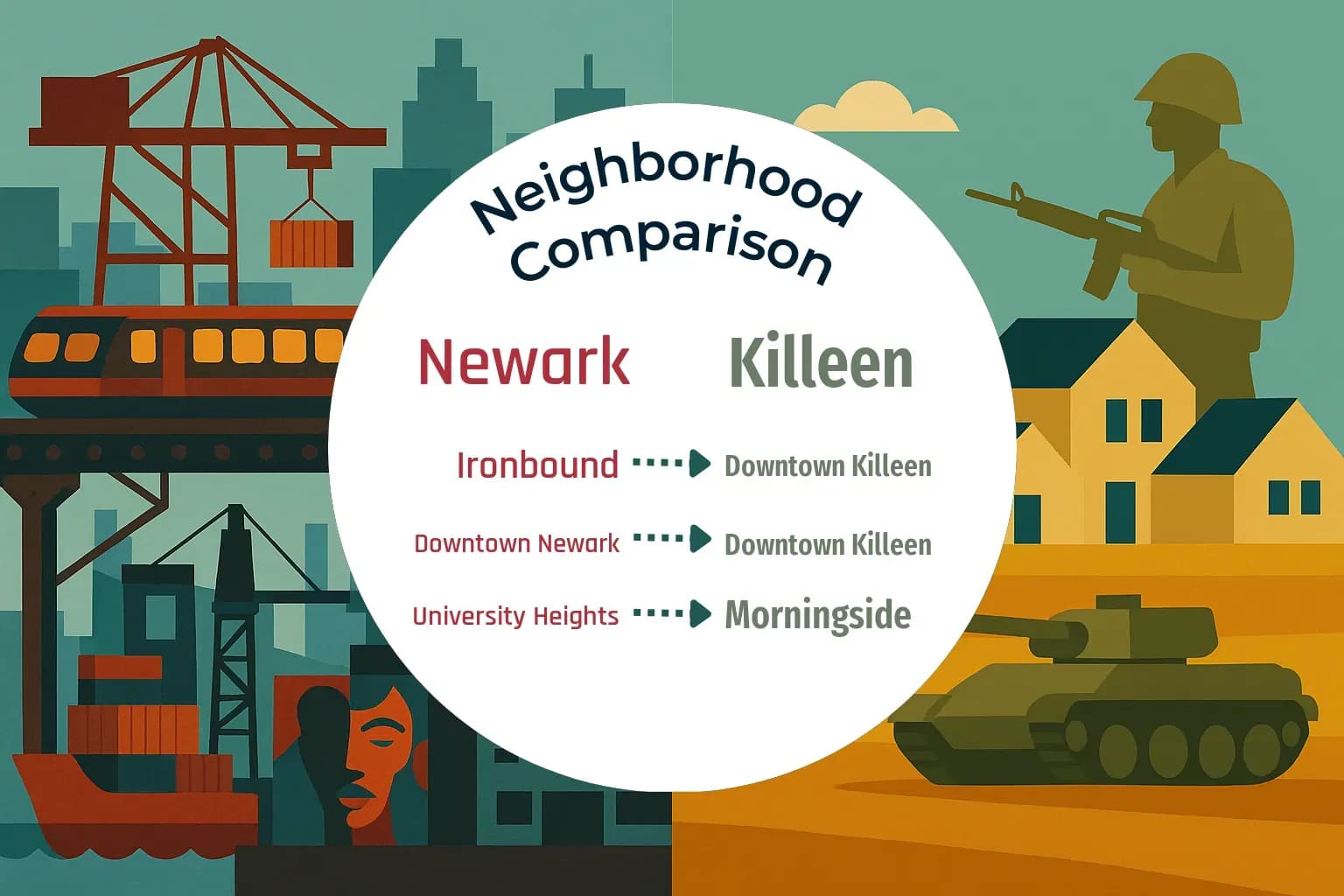 Newark vs Killeen Neighborhood Comparison