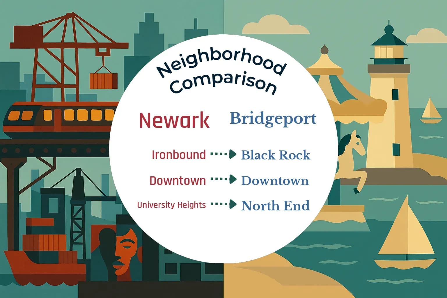Newark vs Bridgeport Neighborhood Comparison