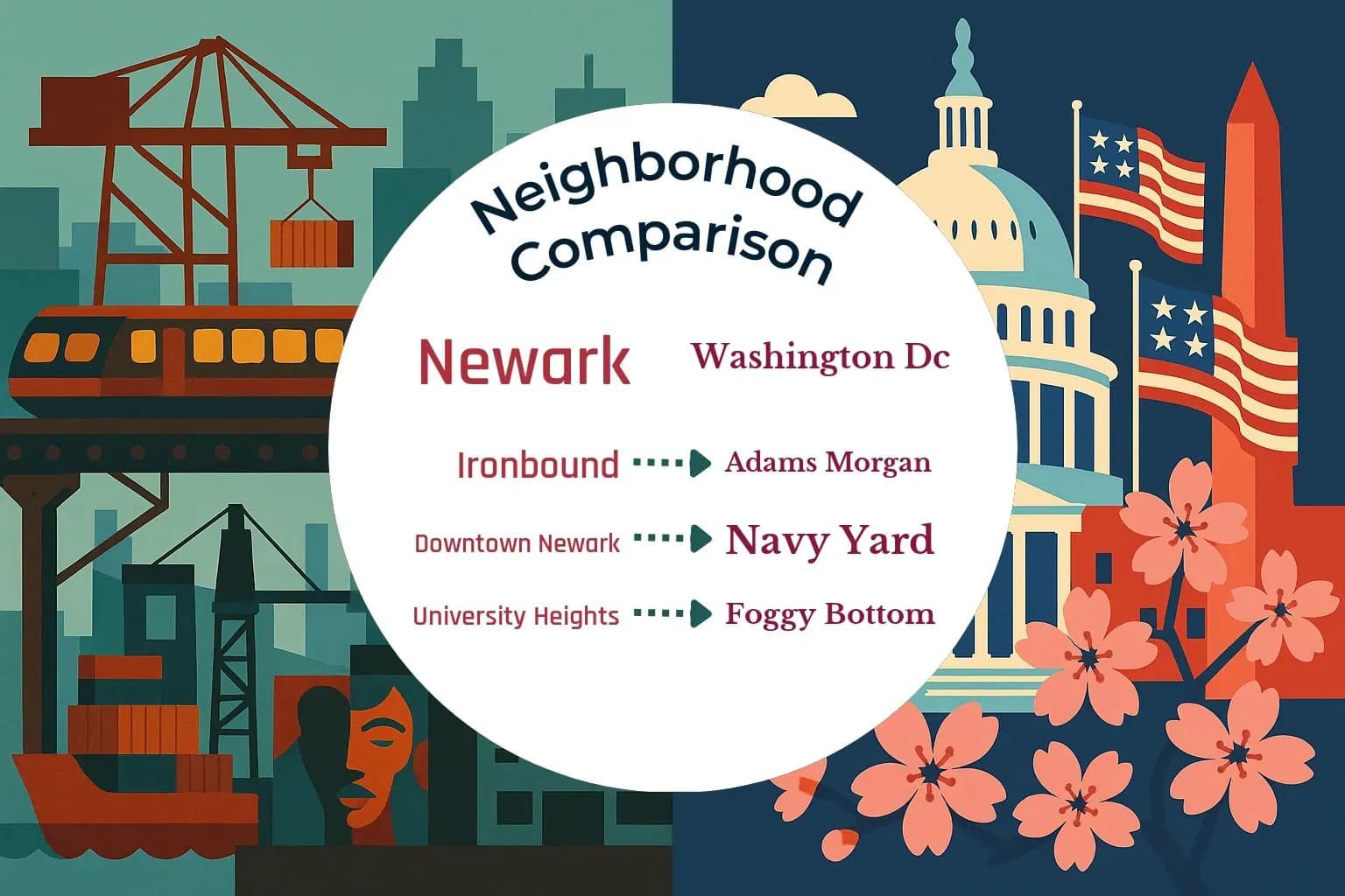 Newark vs Washington DC Neighborhood Comparison