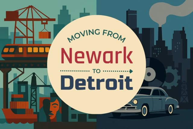 Moving from Newark to Detroit