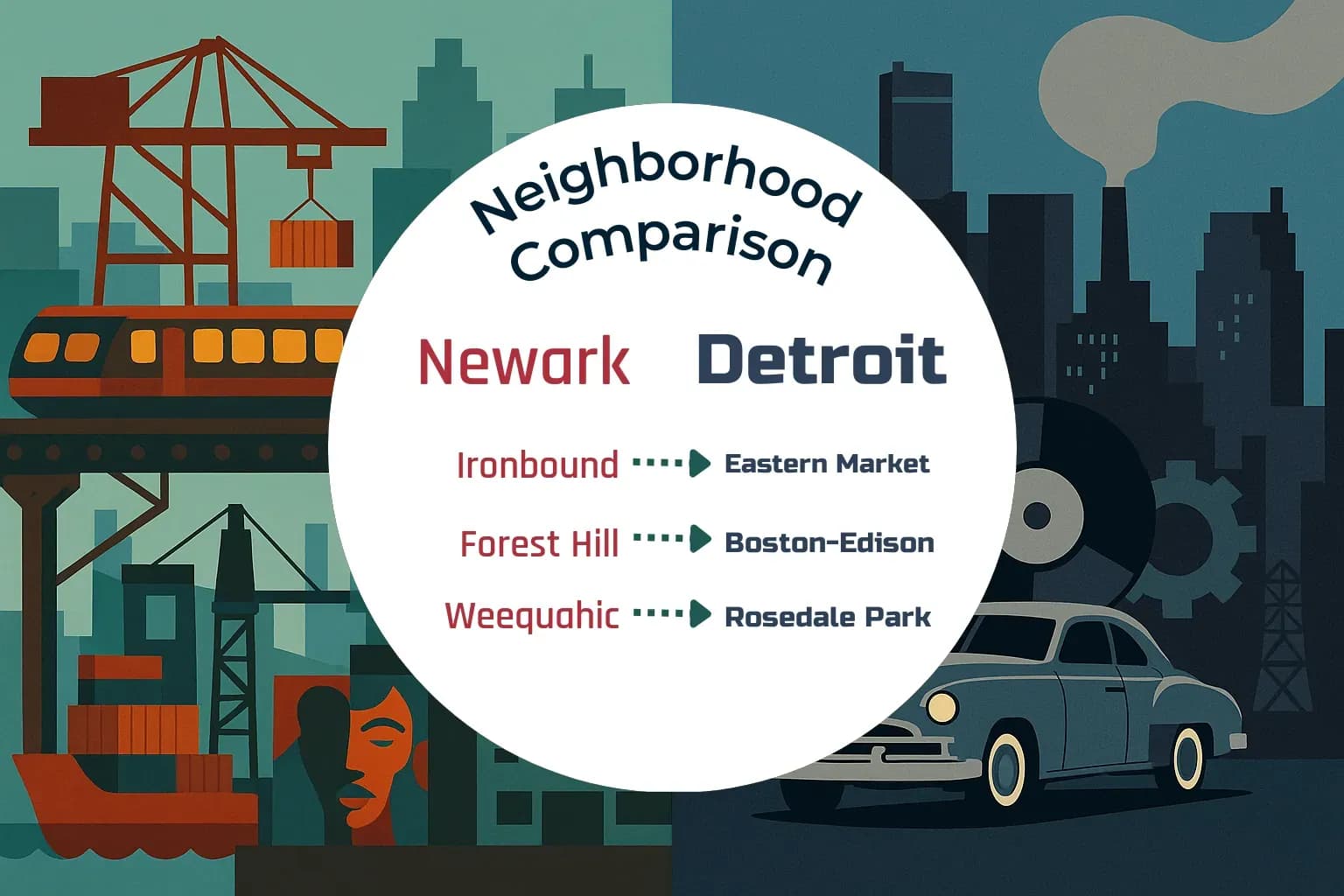 Newark vs Detroit Neighborhood Comparison