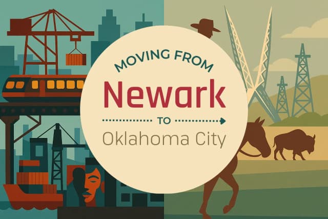 Moving from Newark to Oklahoma City
