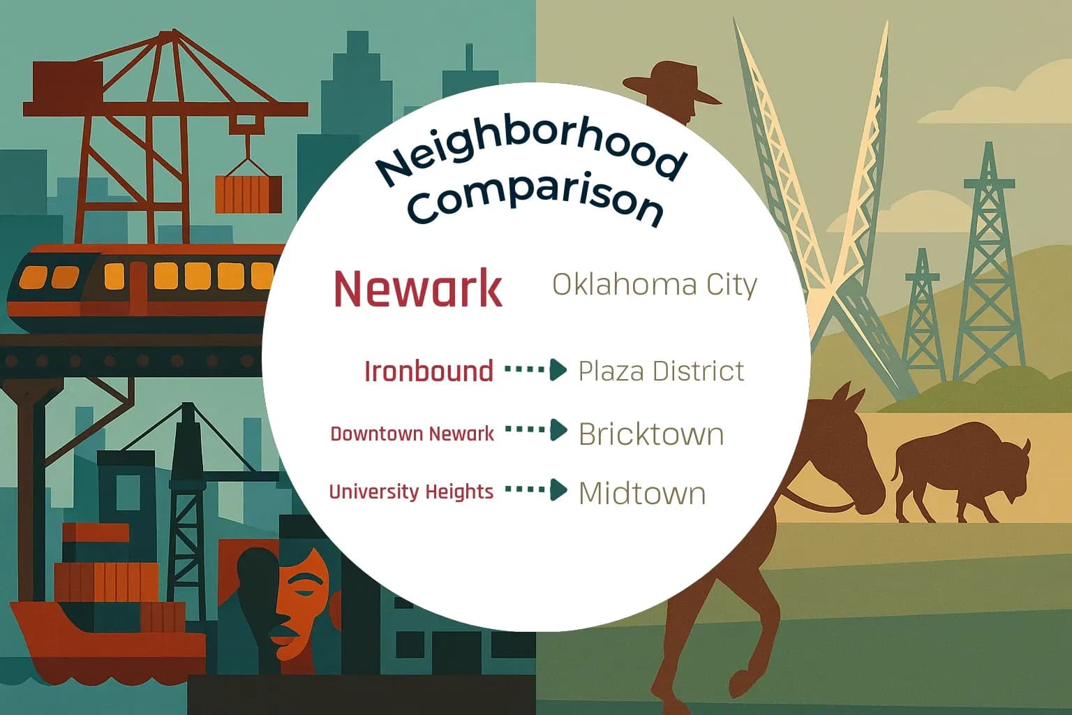Newark vs Oklahoma City Neighborhood Comparison