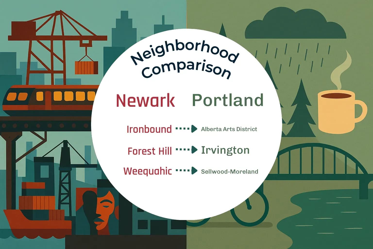 Newark vs Portland Neighborhood Comparison