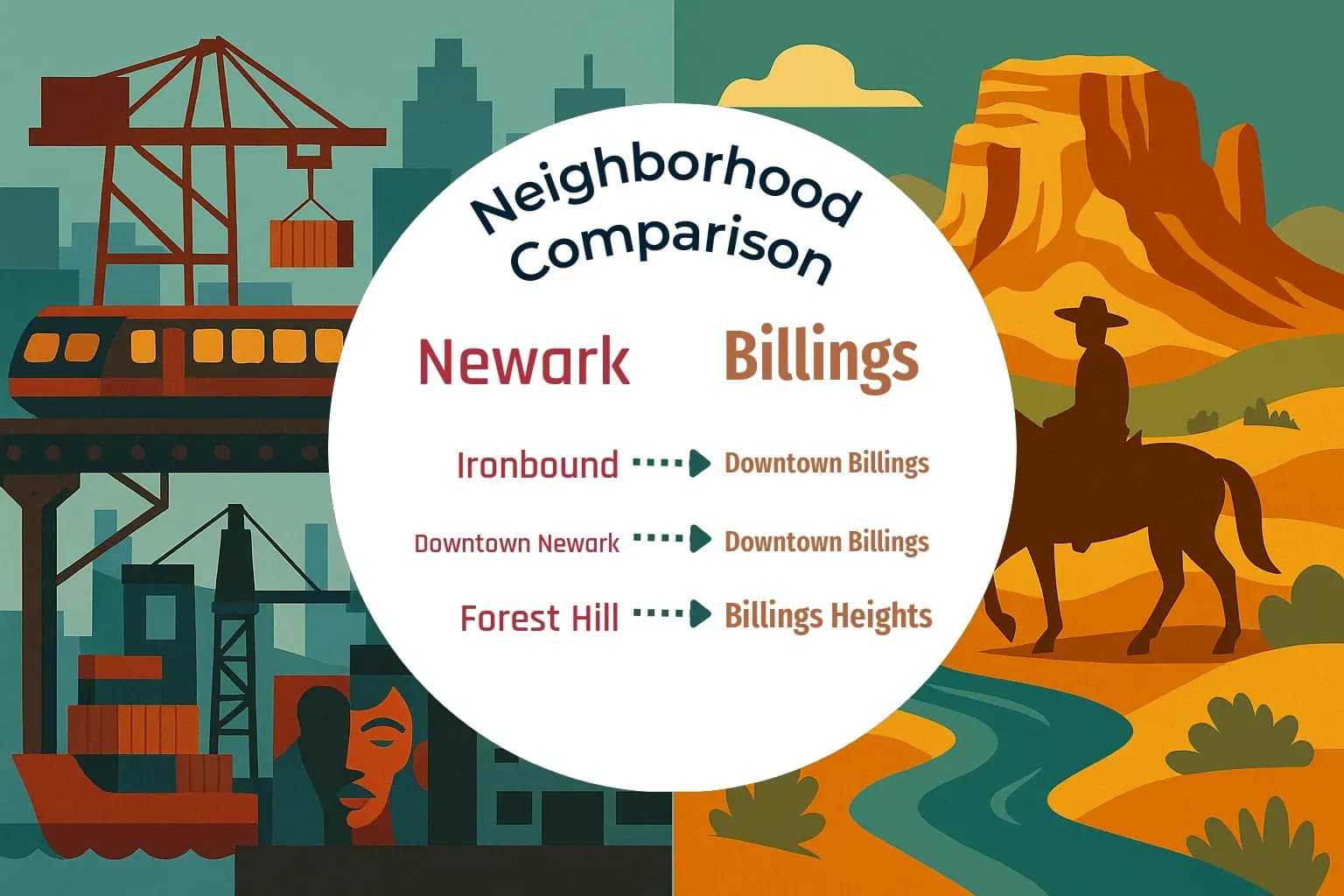 Newark vs Billings Neighborhood Comparison