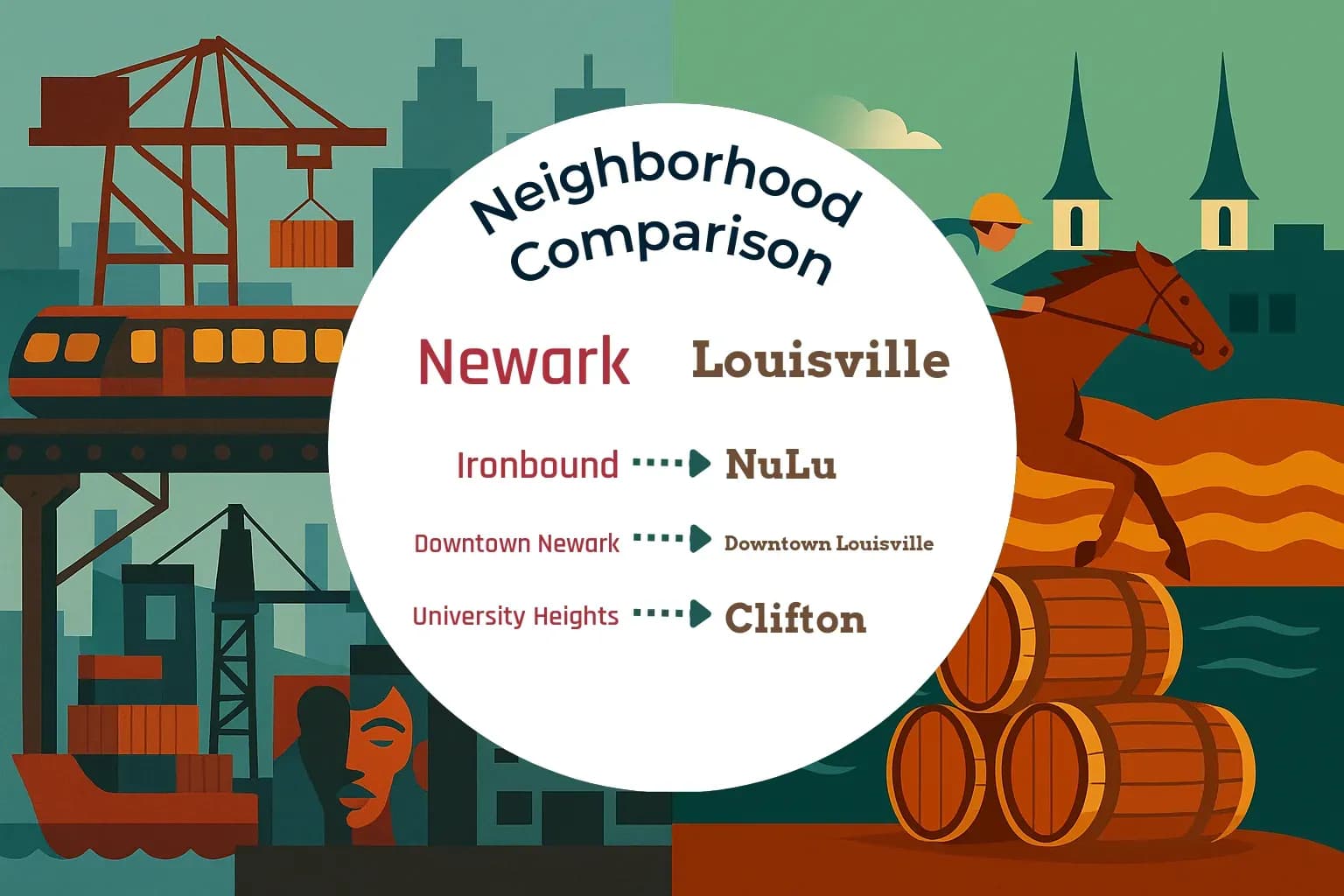Newark vs Louisville Neighborhood Comparison