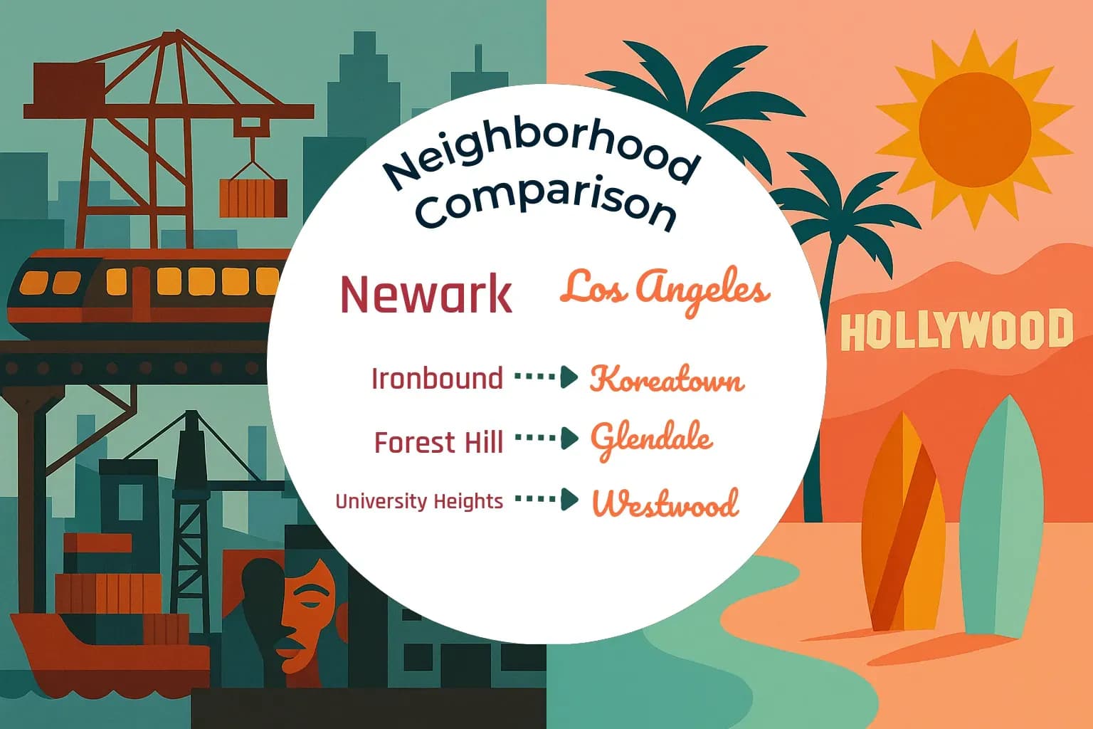 Newark vs Los Angeles Neighborhood Comparison