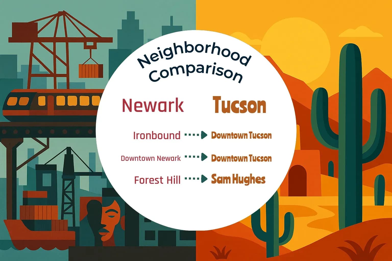 Newark vs Tucson Neighborhood Comparison