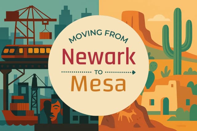 Moving from Newark to Mesa