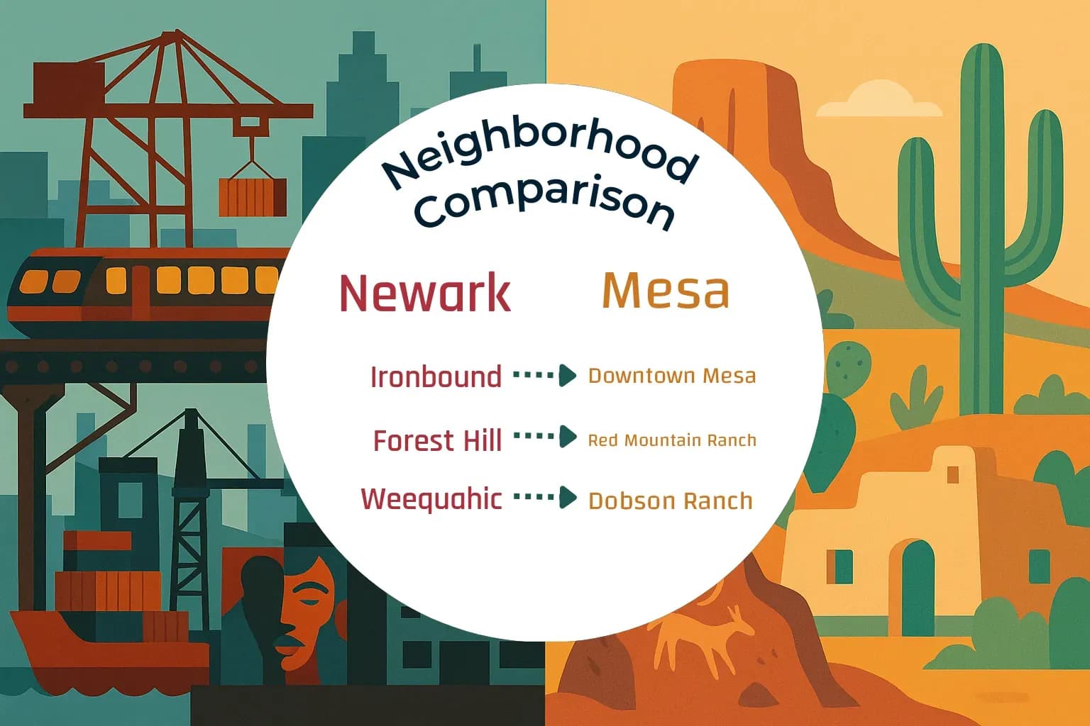 Newark vs Mesa Neighborhood Comparison