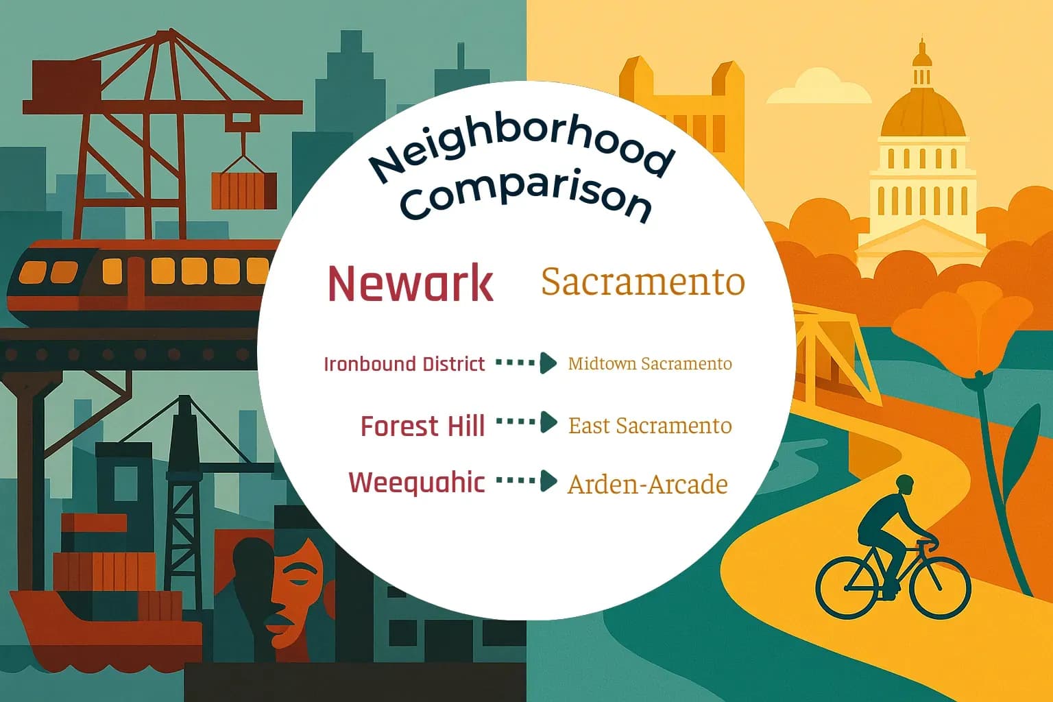 Newark vs Sacramento Neighborhood Comparison