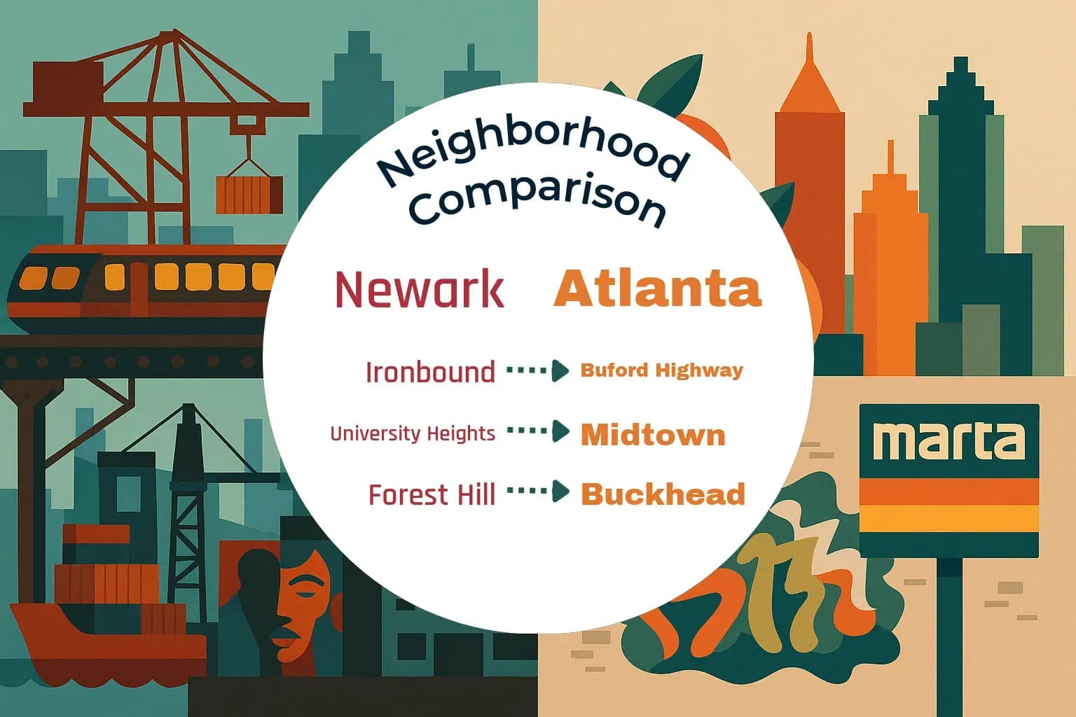 Newark vs Atlanta Neighborhood Comparison