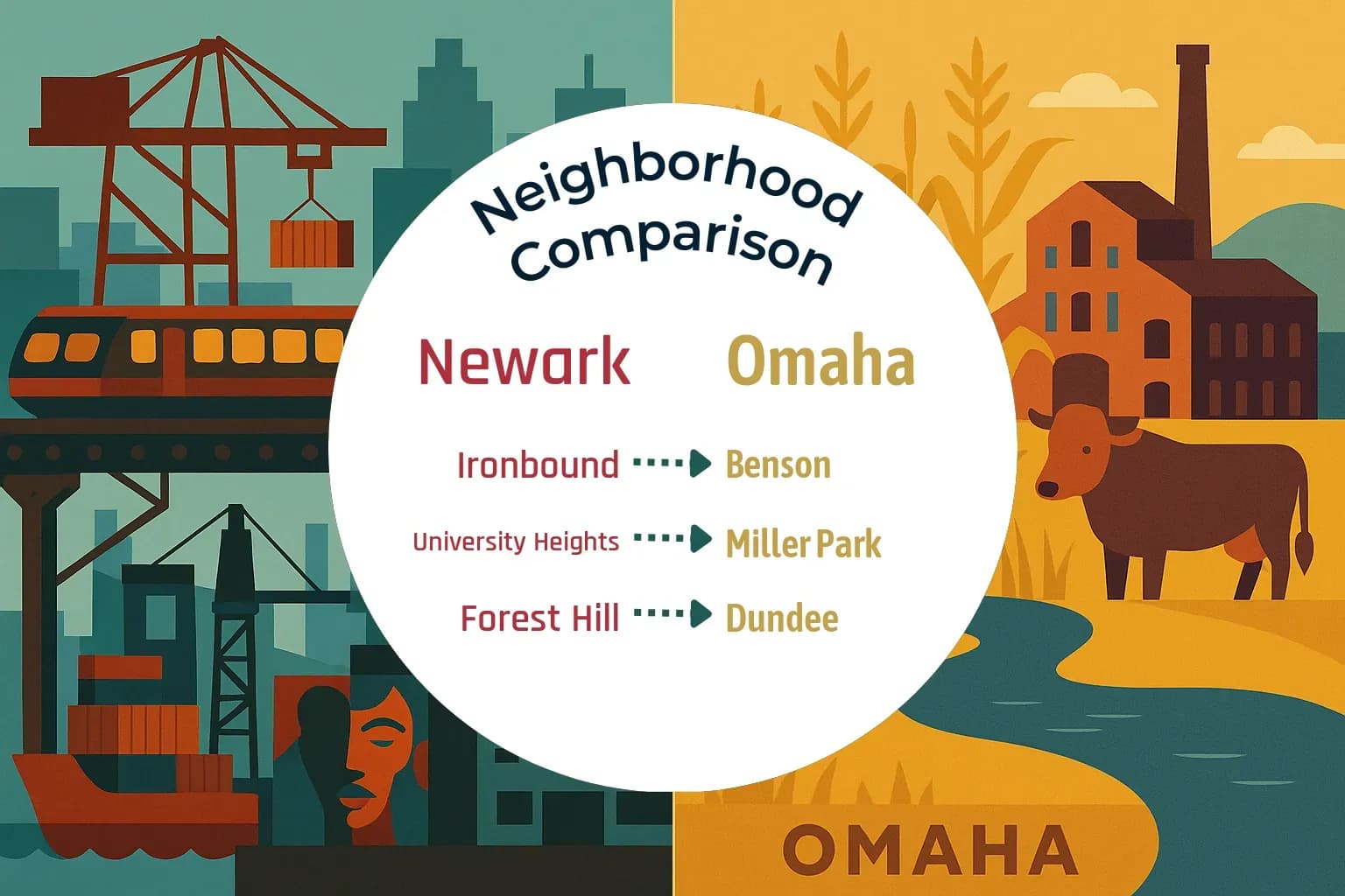 Newark vs Omaha Neighborhood Comparison